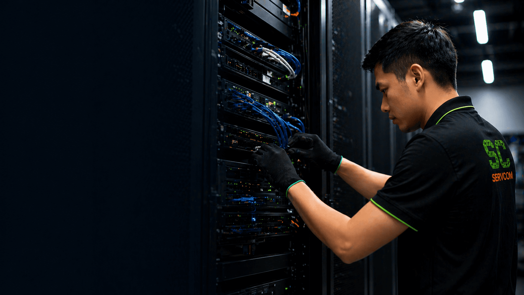 Servcom Smart Hands Services — on-site IT support and remote hands across Asia Pacific APAC