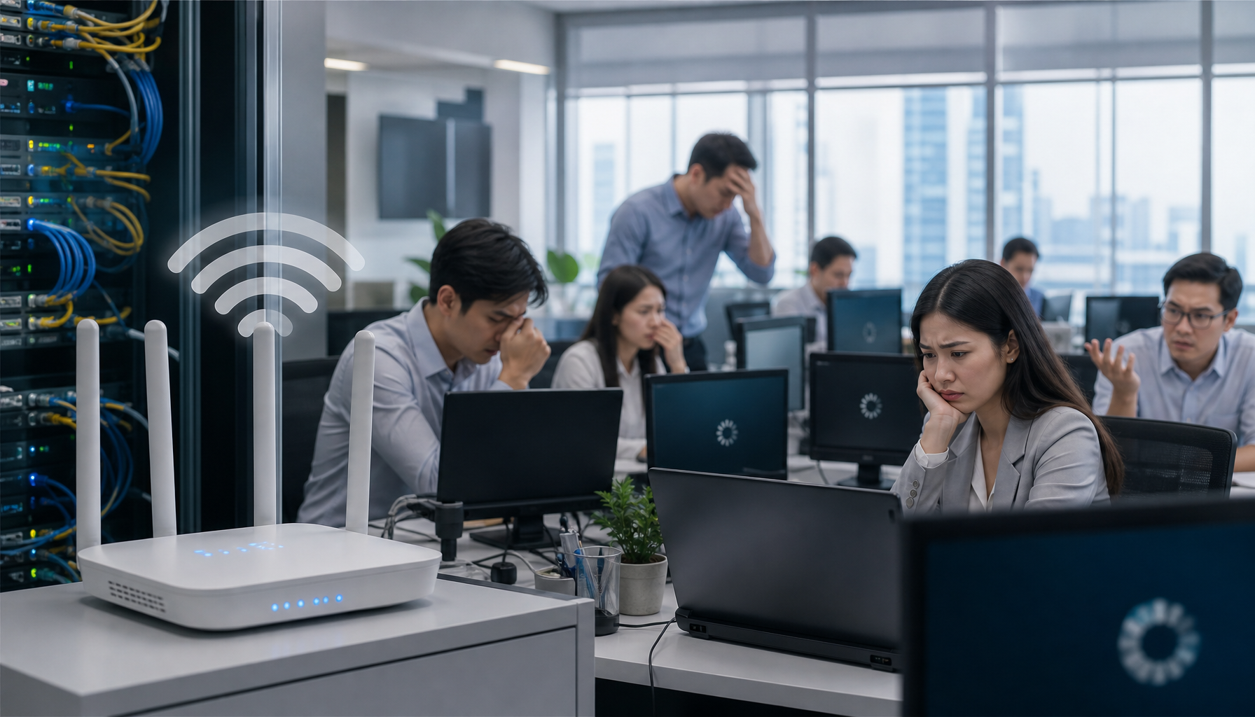 Network slowdown solutions for Malaysian offices