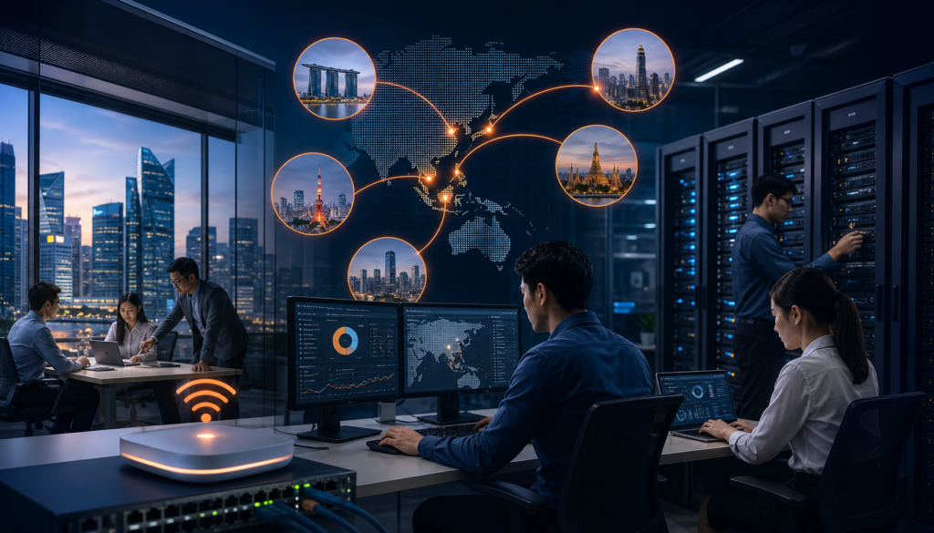 IT asset lifecycles management across multiple APAC office sites