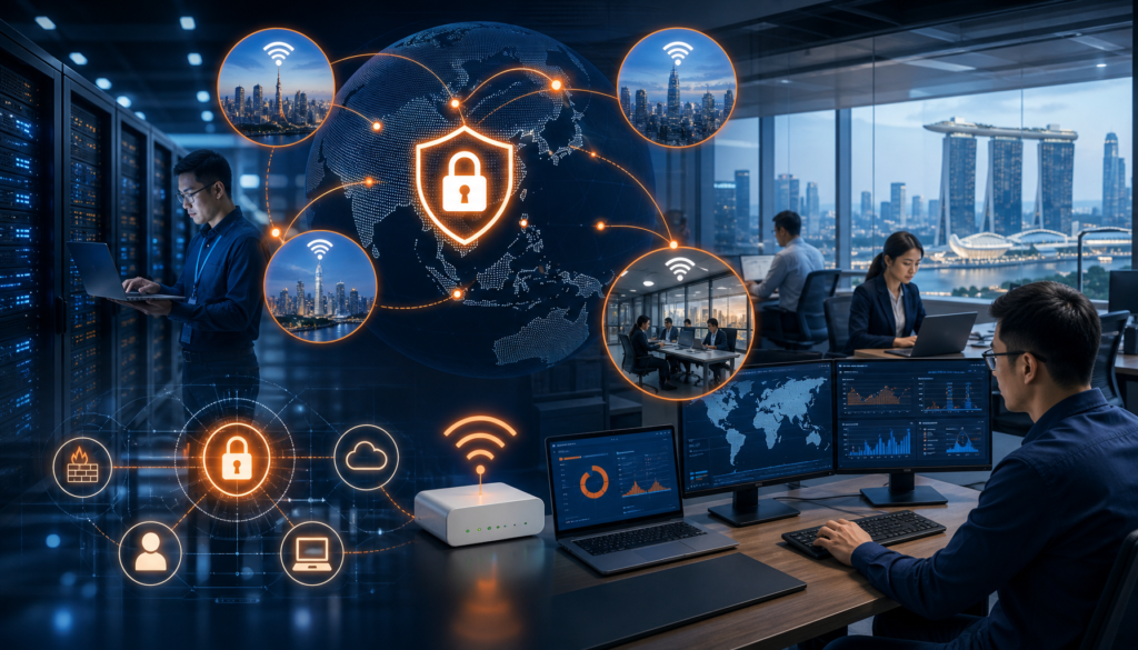 multi-site security consistency for APAC remote office networks