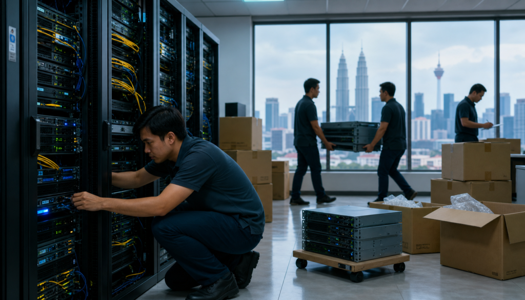 server room relocation planning for Malaysian SME office IT infrastructure