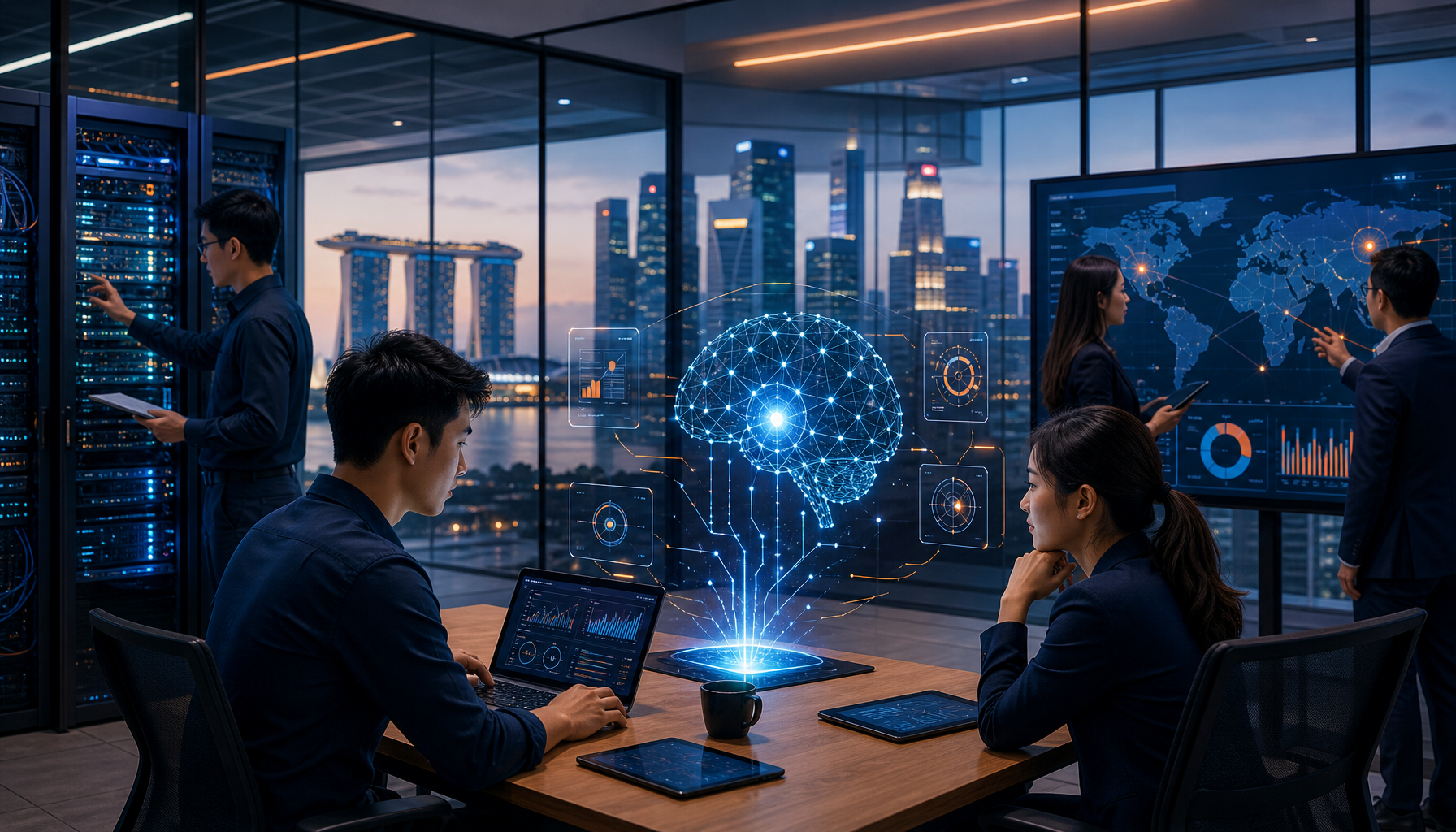 AI in business tools used for regional IT deployment planning across Asia Pacific