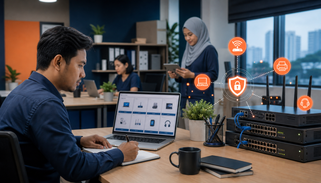 IT asset inventory checklist for Malaysian SME office devices and hardware