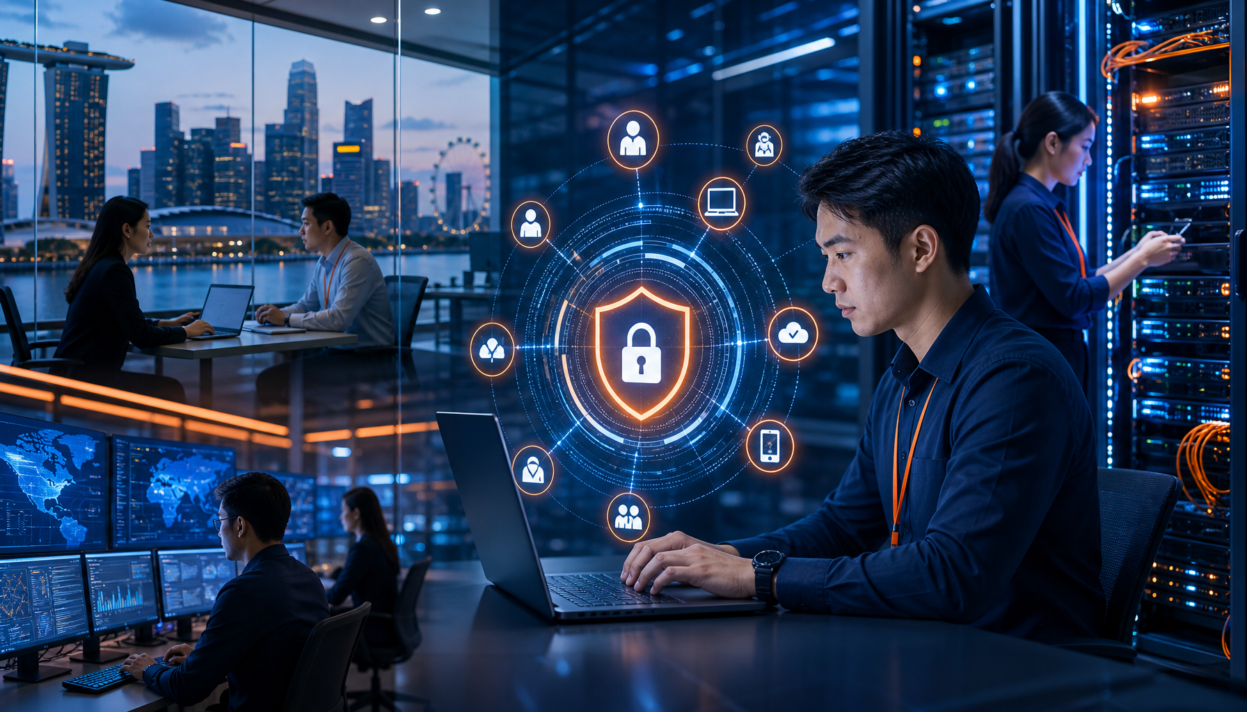 Vendor access control policy for APAC multi-site IT networks